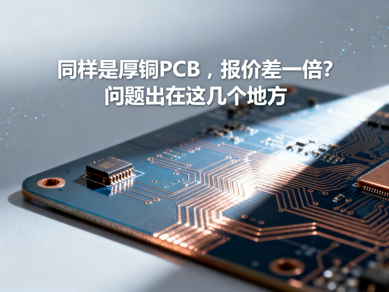 同样是厚铜PCB，报价差一倍？问题出在这几个地方