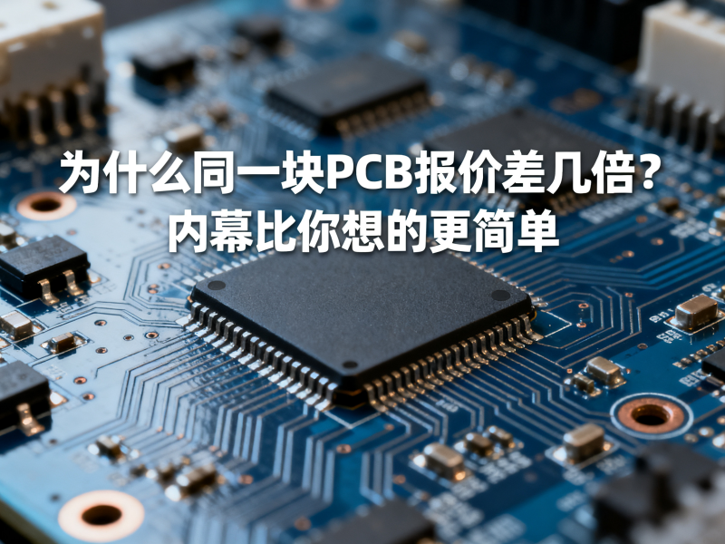 为什么同一块PCB报价差几倍？内幕比你想的更简单