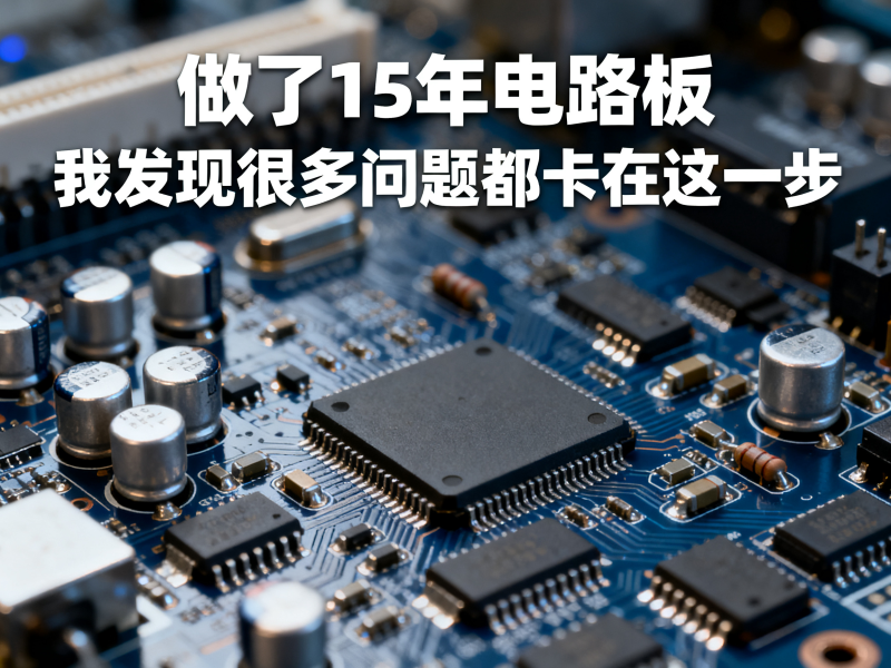 做了15年电路板，我发现很多问题都卡在这一步