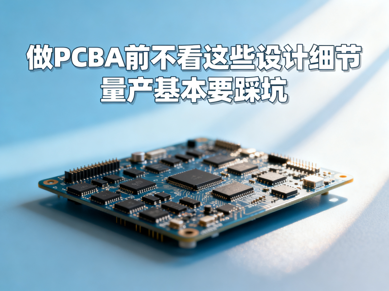 做PCBA前不看这些设计细节，量产基本要踩坑