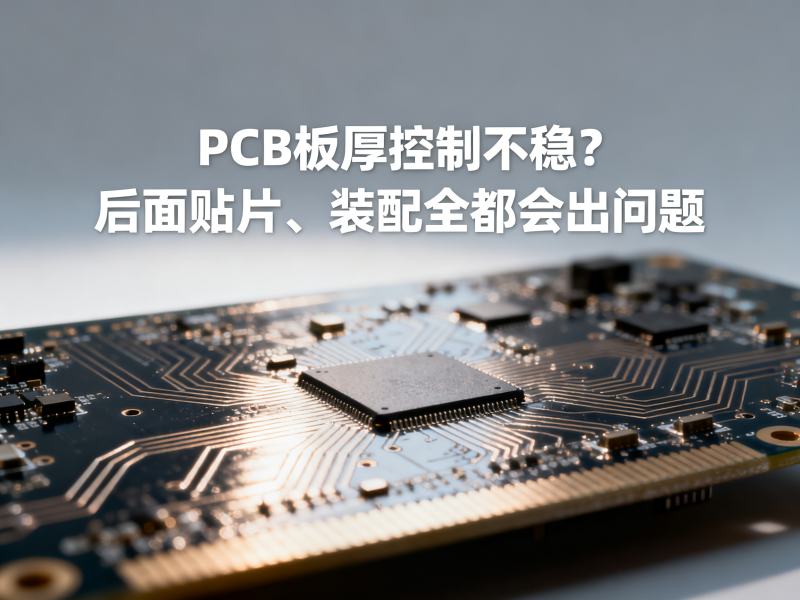 PCB板厚控制不稳？后面贴片、装配全都会出问题