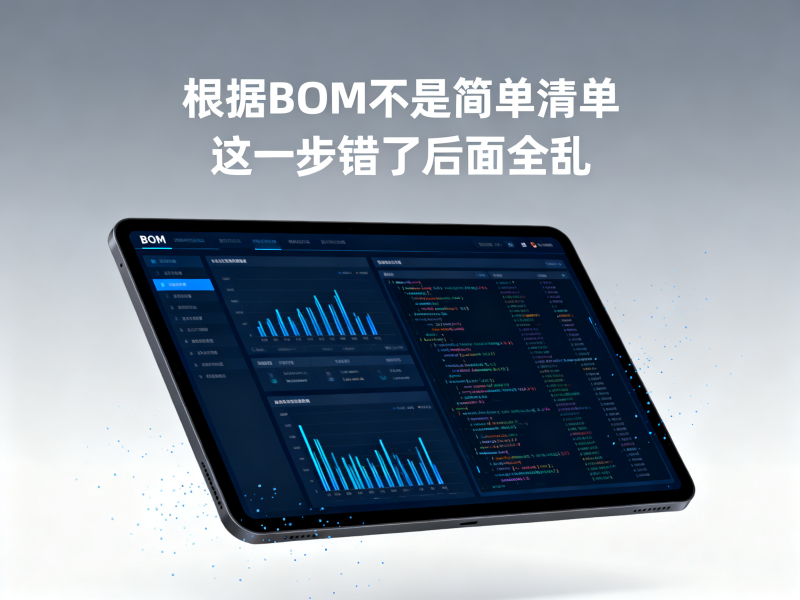 BOM不是简单清单，这一步错了后面全乱