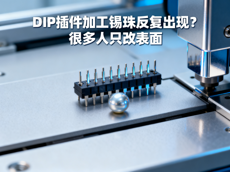 DIP插件加工锡珠为什么总是反复出现？很多人只改表面