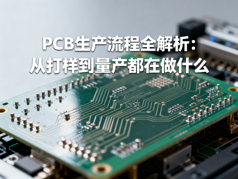 PCB生产流程全解析：从打样到量产都在做什么