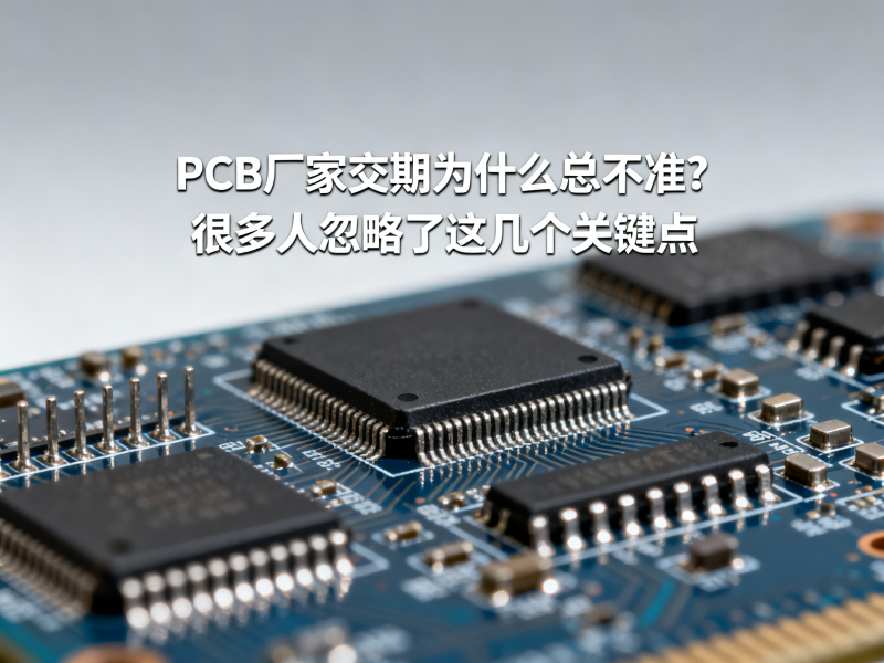 PCB厂家交期为什么总不准？很多人忽略了这几个关键点
