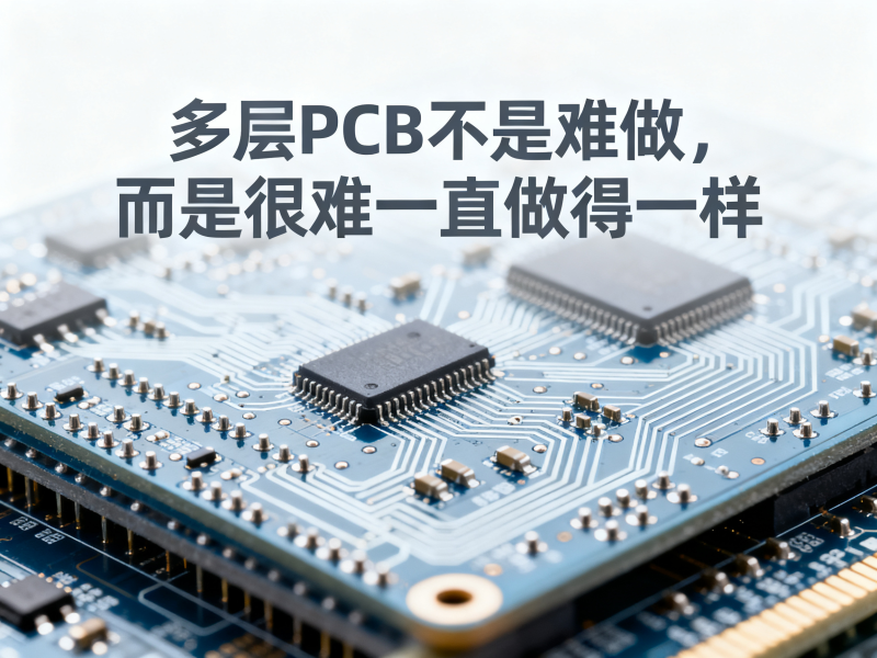 多层PCB不是难做，而是很难一直做得一样