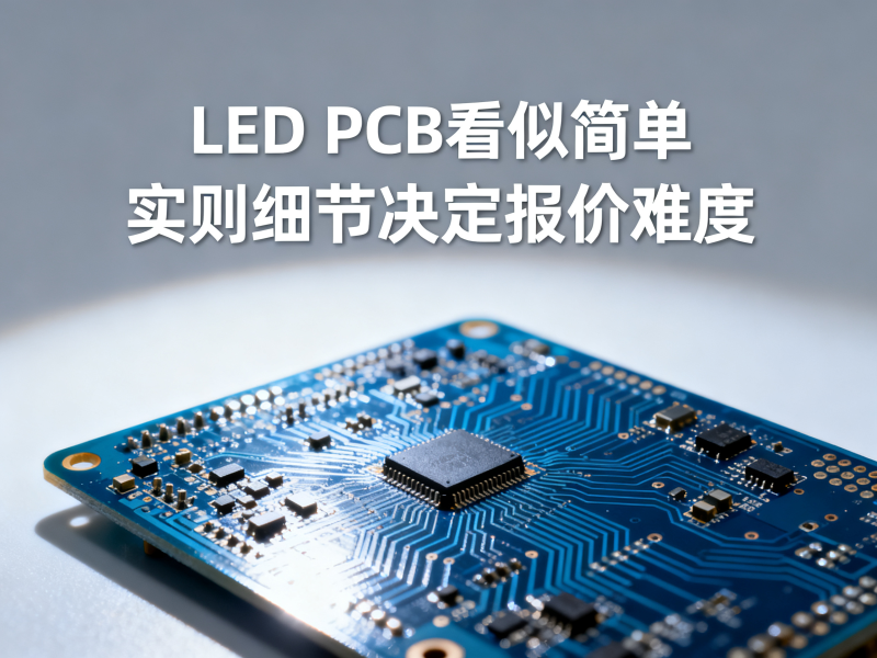 LED PCB为什么看起来简单却不好做报价？很多人低估了细节