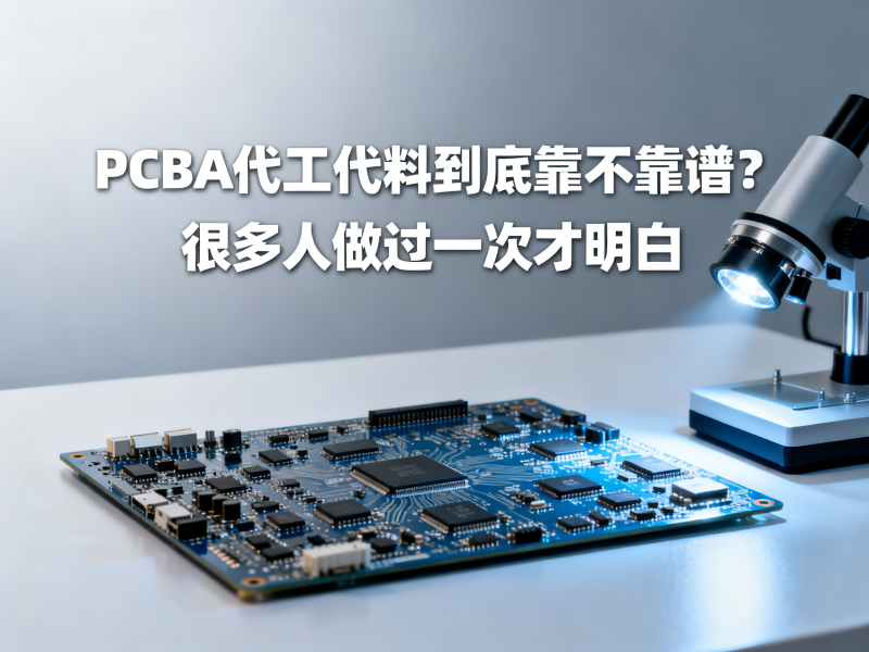 PCBA代工代料到底靠不靠谱？很多人做过一次才明白