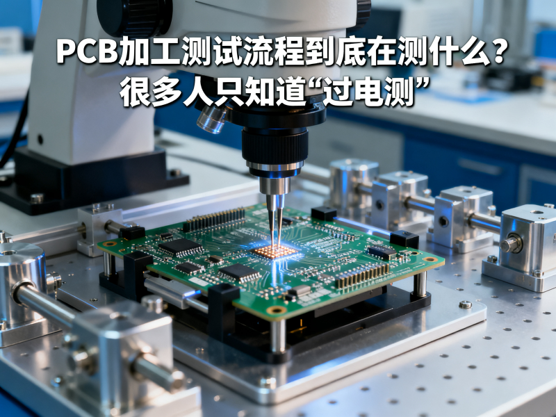 PCB加工测试流程到底在测什么？很多人只知道“过电测”