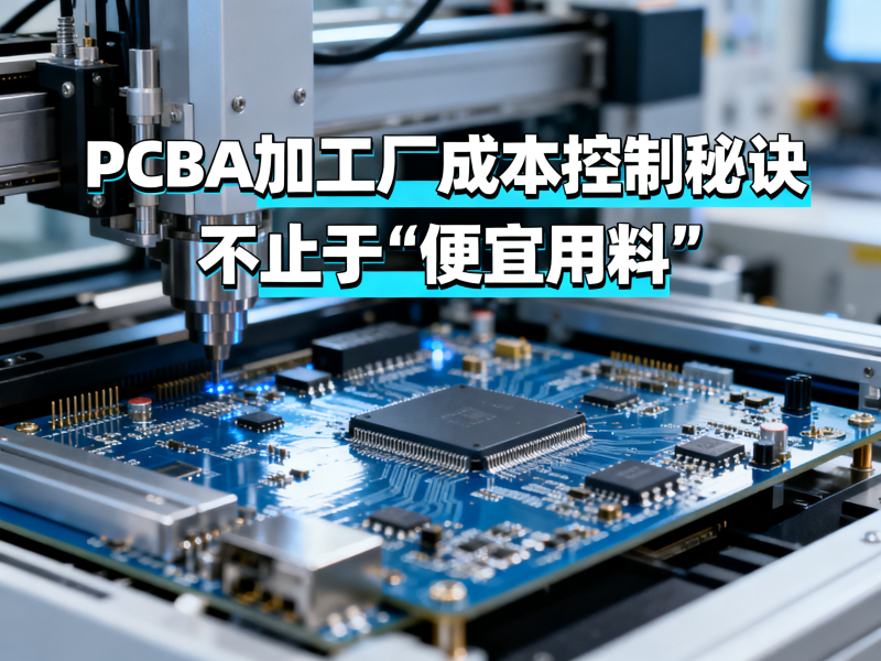 PCBA加工厂是怎么把成本压下来的？不只是“便宜用料”