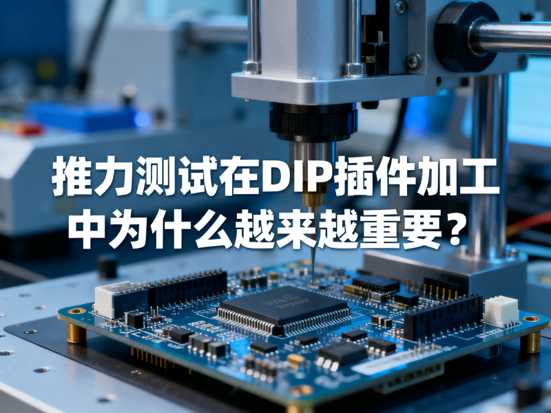 推力测试在DIP插件加工中为什么越来越重要？