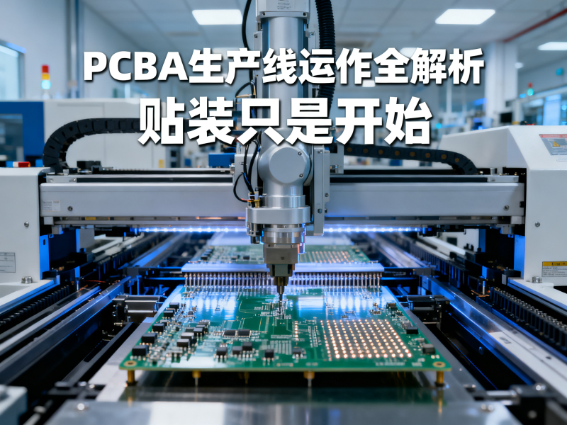 PCBA生产线是怎么运作的？不是“贴完就结束”
