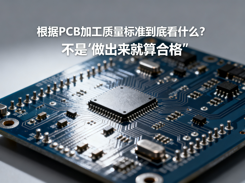 PCB加工质量标准到底看什么？不是“做出来就算合格”