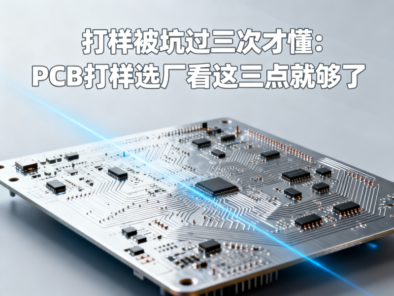 打样被坑过三次才懂：PCB打样选厂看这三点就够了