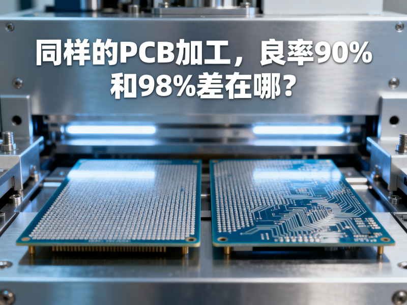 同样的PCB加工，良率90%和98%差在哪？
