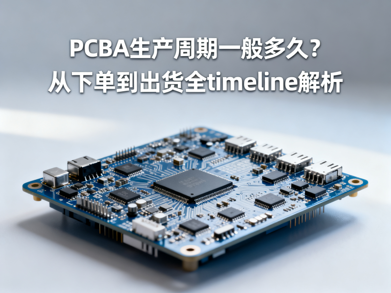 PCBA生产周期一般多久？从下单到出货全 timeline 解析