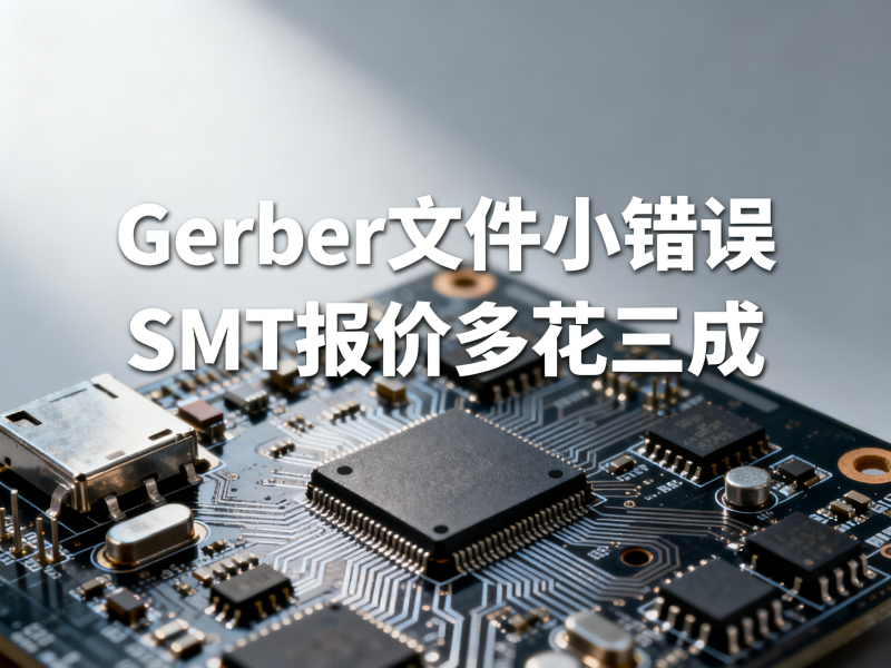 Gerber文件一个小错误，SMT报价多花三成