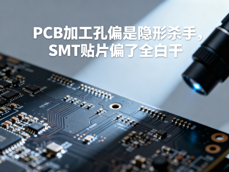 PCB加工孔偏是隐形杀手，SMT贴片偏了全白干