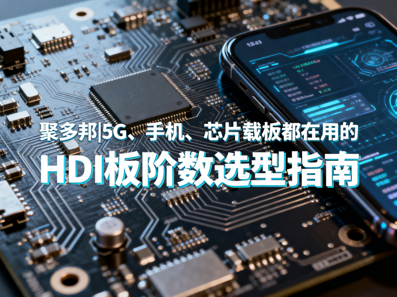 聚多邦|5G、手机、芯片载板都在用的HDI板阶数选型解析