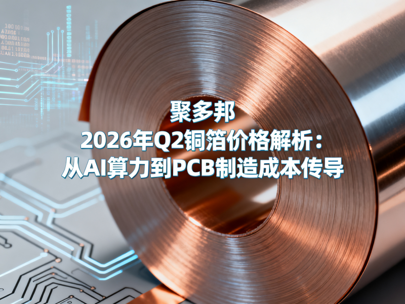 聚多邦|2026年Q2铜箔价格解析：从AI算力到PCB制造成本传导