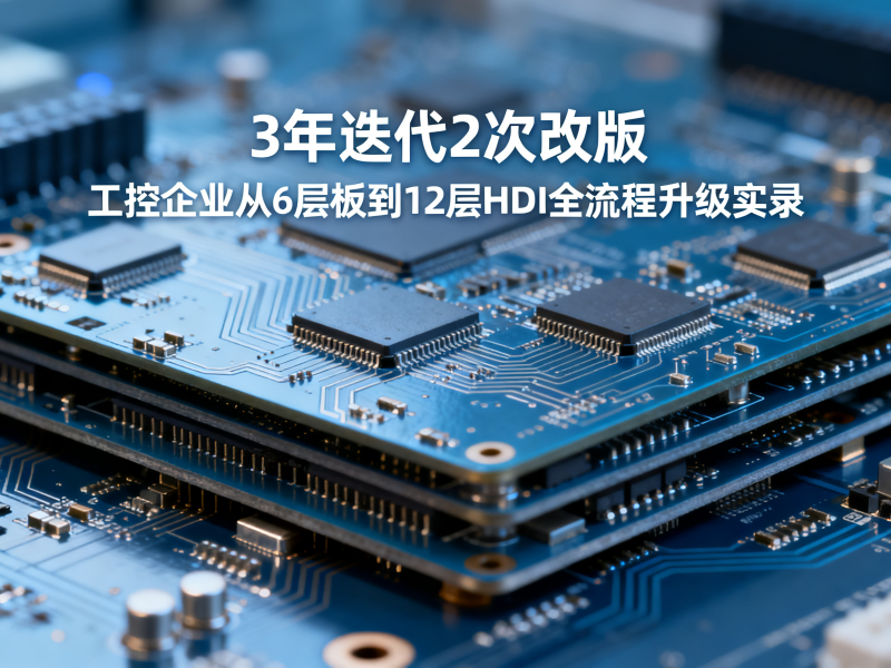 聚多邦|3年迭代、2次改版：工控企业从6层板到12层HDI的全流程升级实录