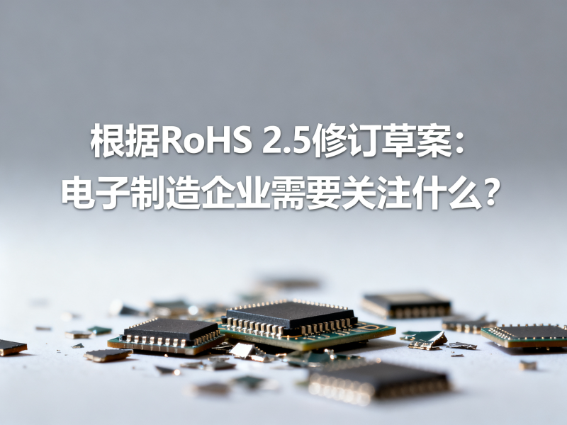 聚多邦|RoHS 2.5修订草案：电子制造企业需要关注什么？