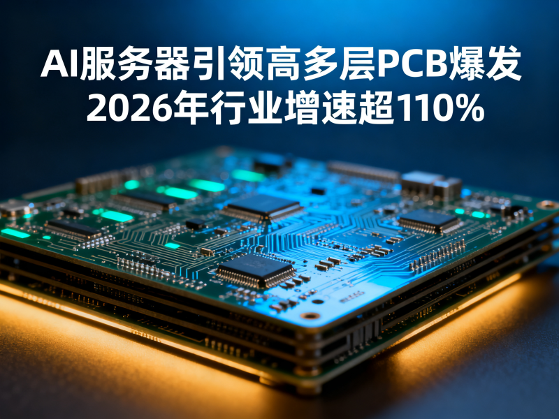 聚多邦|AI服务器引领高多层PCB爆发：2026年行业增速超110%