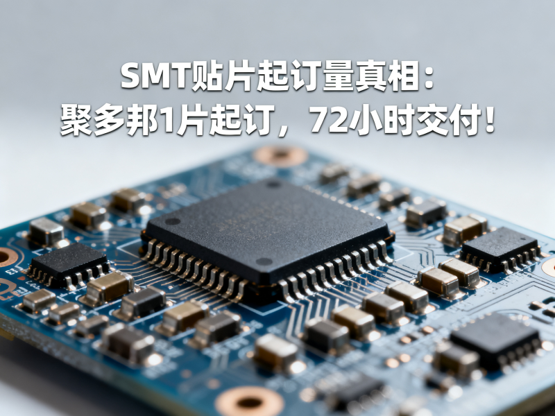 聚多邦|SMT贴片起订量真相：聚多邦1片起订，72小时交付！