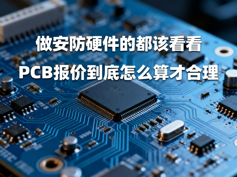 做安防硬件的都该看看，PCB报价到底怎么算才合理