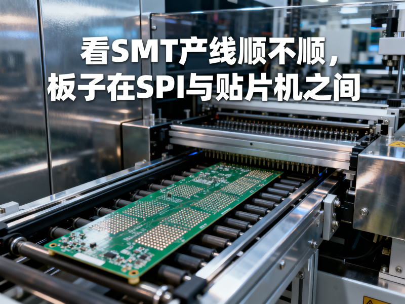 SMT产线顺不顺，看板子在SPI和贴片机之间