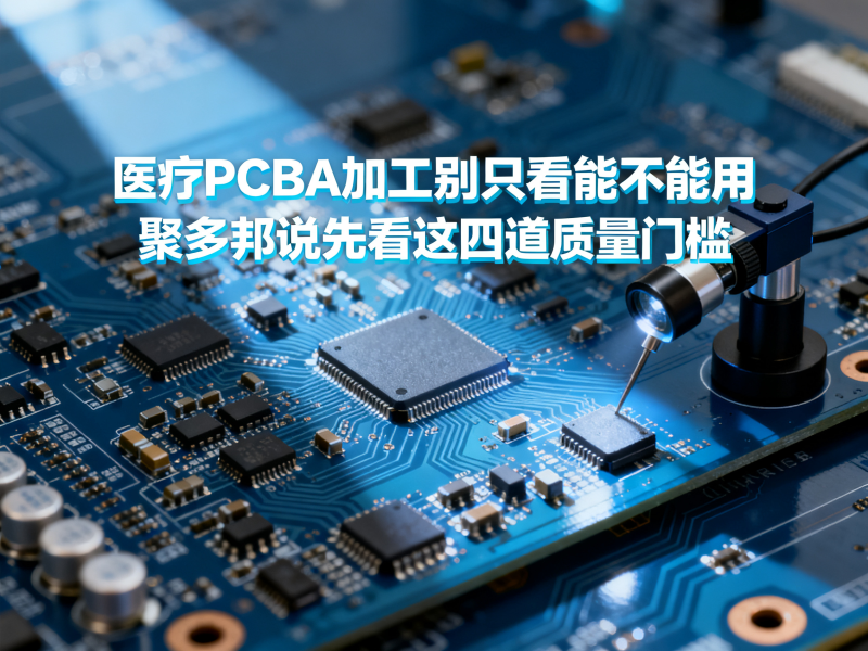 医疗PCBA加工别只看能不能用，聚多邦说先看这四道质量门槛