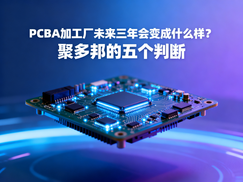 PCBA加工厂未来三年会变成什么样？聚多邦的五个判断