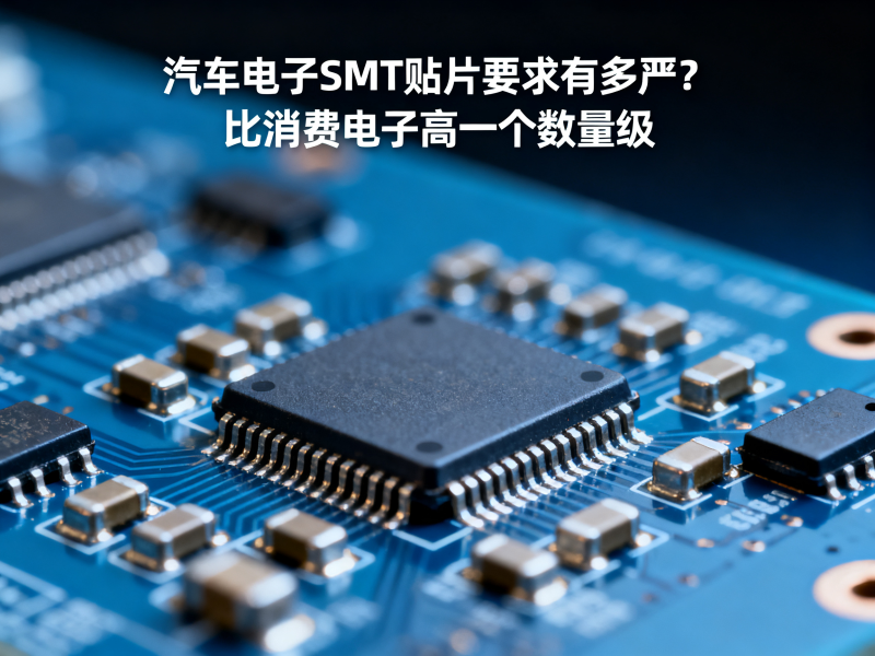 汽车电子对SMT贴片的要求有多严？比消费电子高一个数量级
