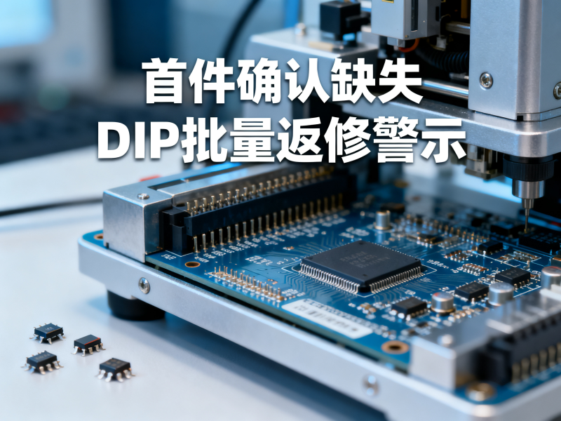 DIP插件加工少了首件确认，后面全是批量返修