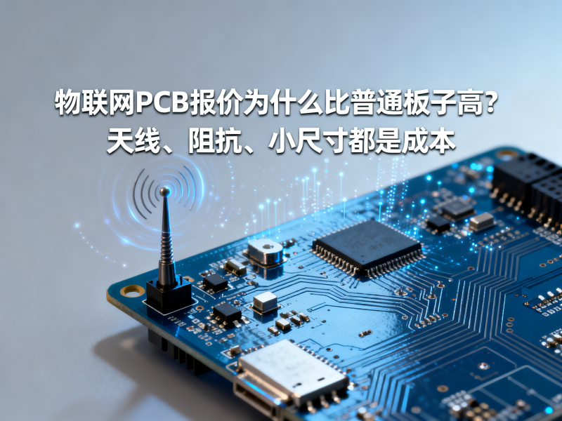 物联网PCB报价为什么比普通板子高？天线、阻抗、小尺寸都是成本