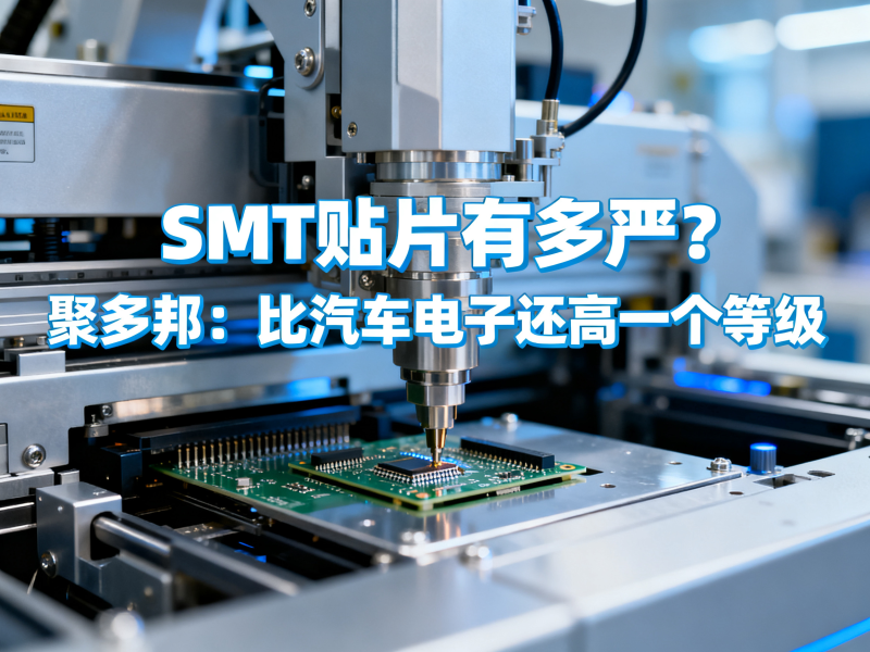 SMT贴片有多严？聚多邦：比汽车电子还高一个等级