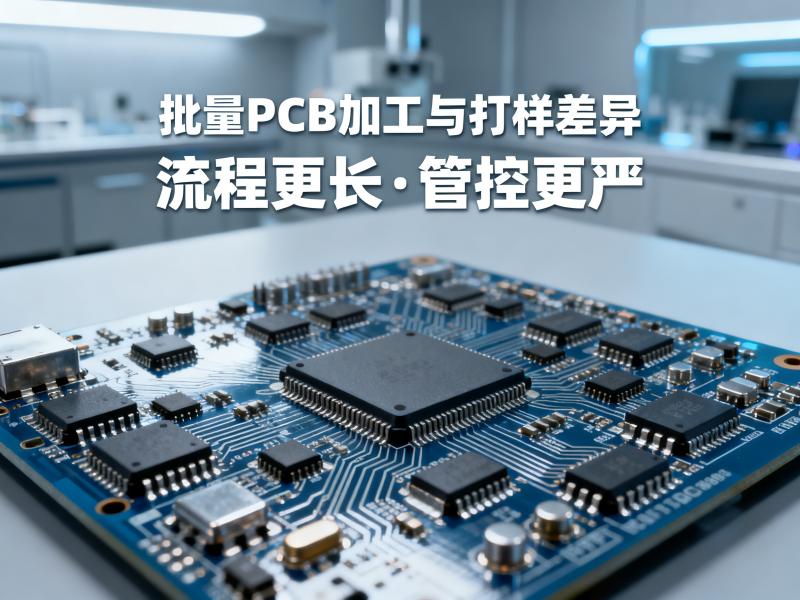批量PCB加工和打样有什么不同？流程更长、管控更严