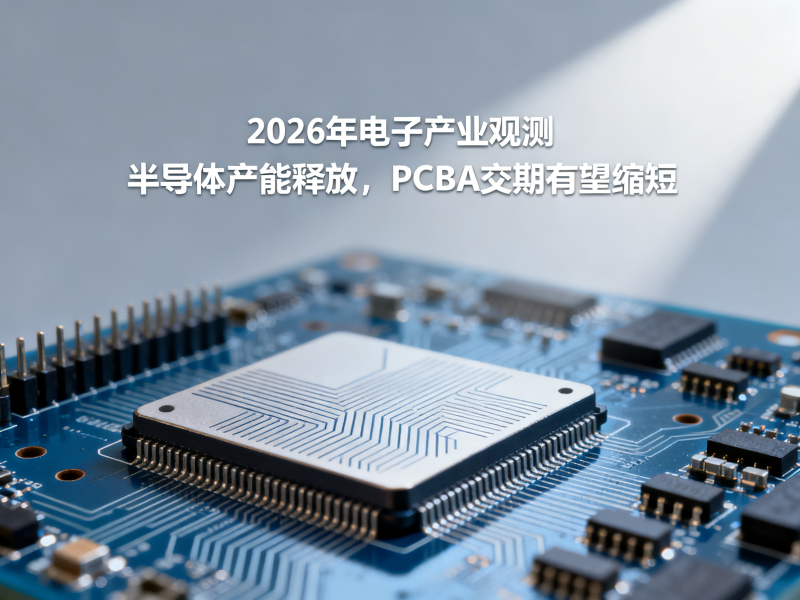 聚多邦|2026年电子产业观察（半导体封测产能释放，PCBA交期有望缩短）