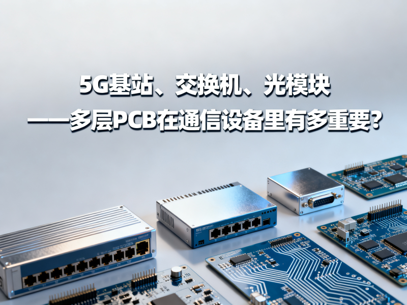 5G基站、交换机、光模块—层PCB在通信设备里有多重要？