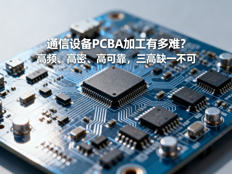 通信设备PCBA加工有多难？高频、高密、高可靠，三高缺一不可