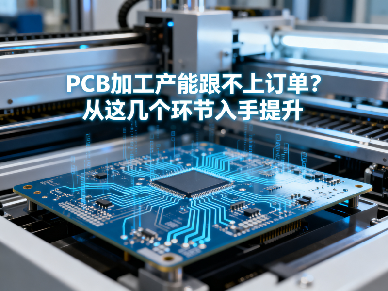 PCB加工产能跟不上订单？从这几个环节入手提升