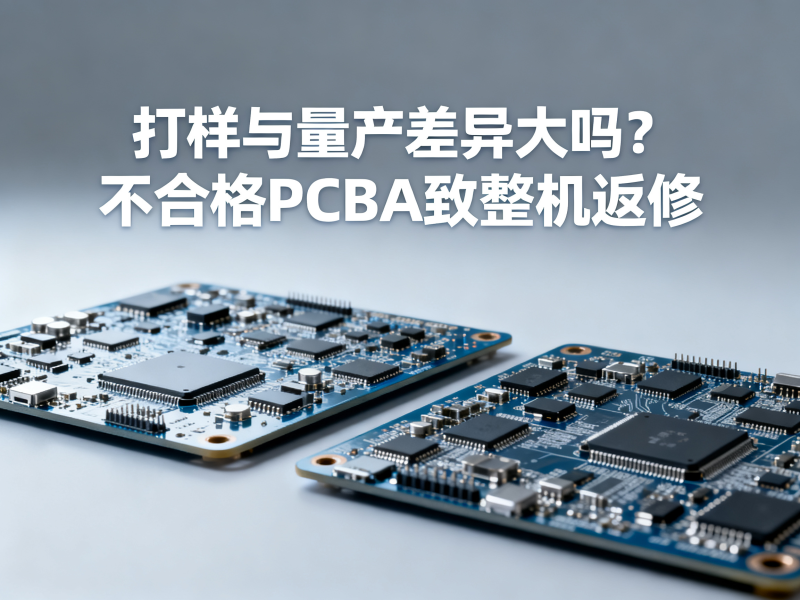 打样和量产差异大吗？不合格的PCBA加工可能导致整机返修