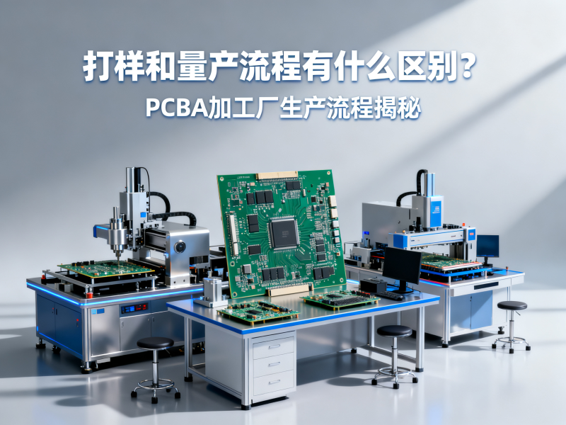 打样和量产流程有什么区别？PCBA加工厂生产流程揭秘