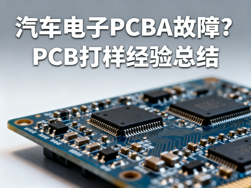 汽车电子板子打样出问题？整车研发都得停工！
