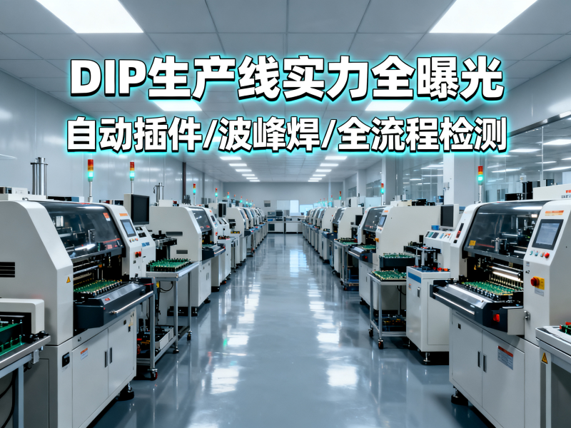 自动插件、波峰焊、全流程检测，DIP生产线实力全曝光
