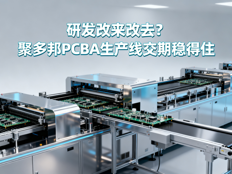 研发改来改去？聚多邦的PCBA生产线让交期稳得住