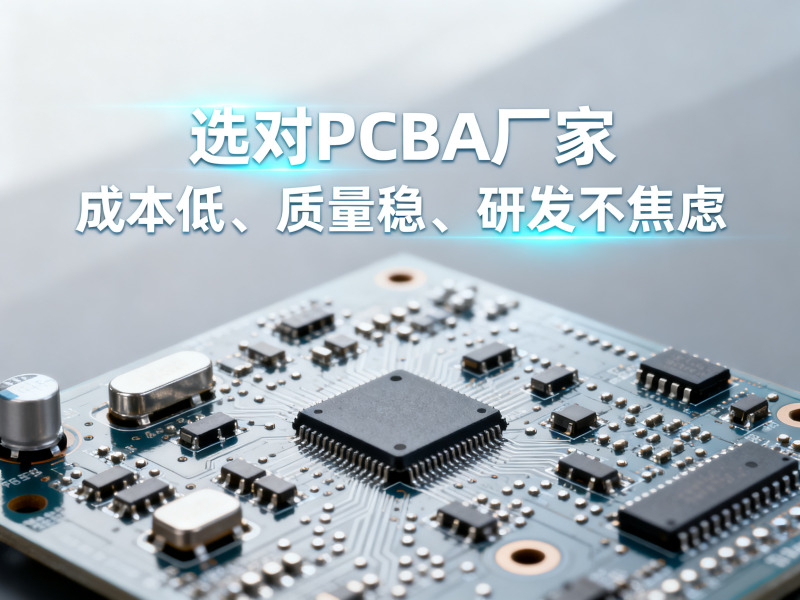 选对PCBA厂家，成本低、质量稳、研发不焦虑