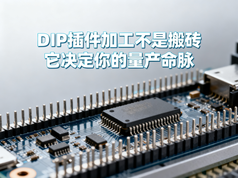DIP插件加工不是搬砖，它决定你的量产命脉