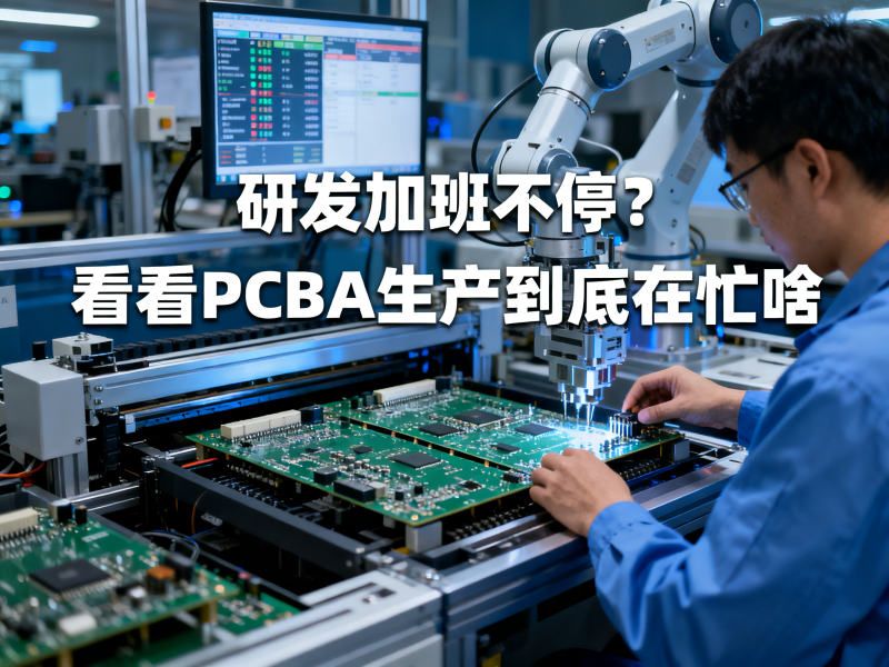 研发加班不停？看看PCBA生产到底在忙啥