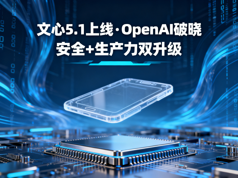 聚多邦|2026年AI行业快报（文心5.1上线、OpenAI破晓、安全+生产力双升级）
